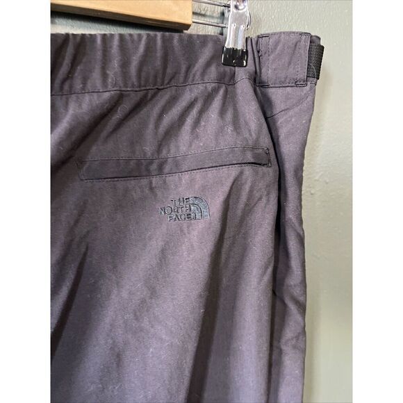 The North Face Pants Mens Large Black Belted Nylon Hiking Performance - Picture 4 of 5